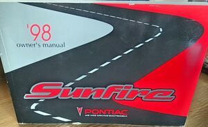 1998 Pontiac Sunfire Owners Manual User Guide Good Condition